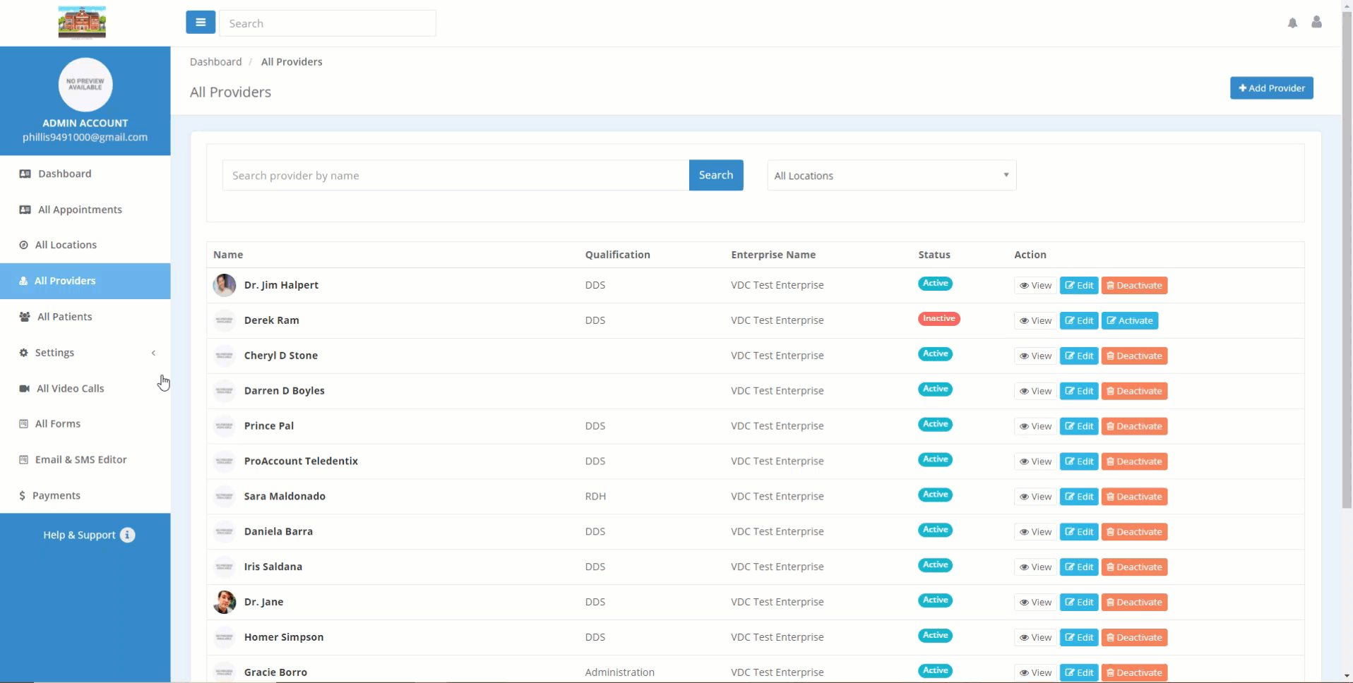 Adding Template and Assigning to Providers